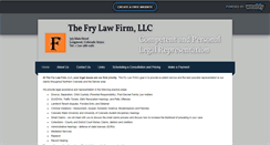 Desktop Screenshot of frylegal.com